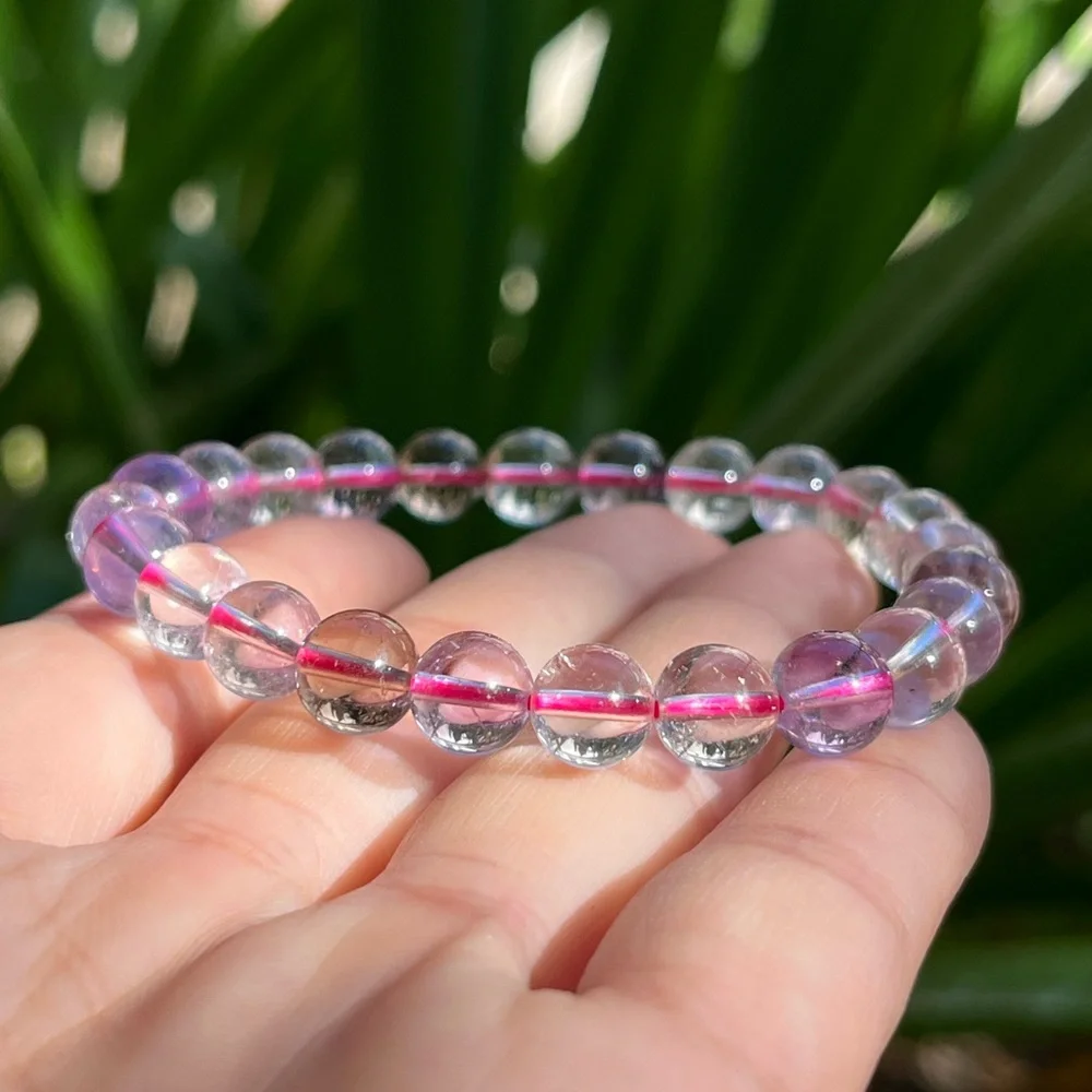 8mm stretchable super seven‎ bracelet